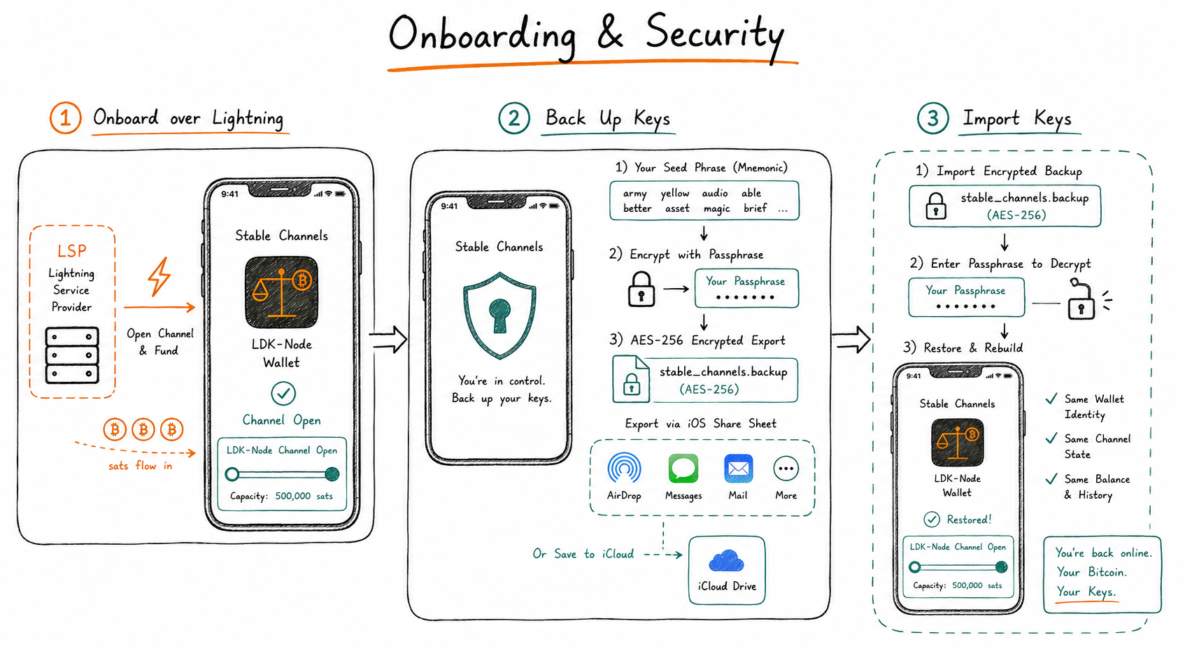 Onboarding and Security User Flows